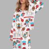 Benito Bowl Puerto Rico Football Silky Satin Pajama Set 1