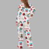Benito Bowl Puerto Rico Football Silky Satin Pajama Set 4