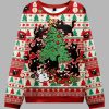 Black Cats Destroying Christmas Tree Ugly Christmas Sweater 5 Black Cats Destroying Christmas Tree Ugly Christmas Sweater 1