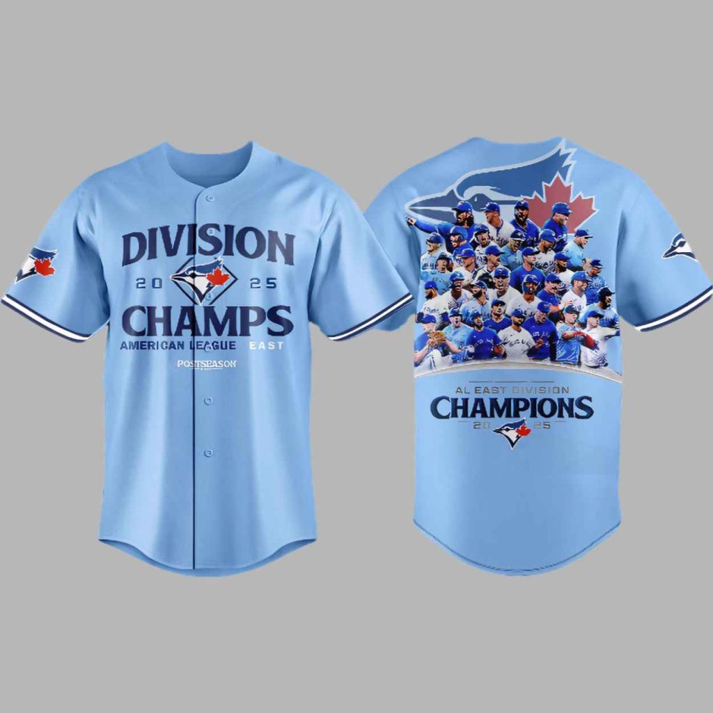 Blue Jays 2025 AL East Division Champions Jersey 3