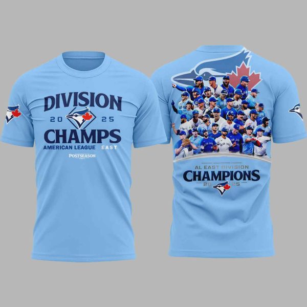 Blue Jays 2025 AL East Division Champions Shirt 1