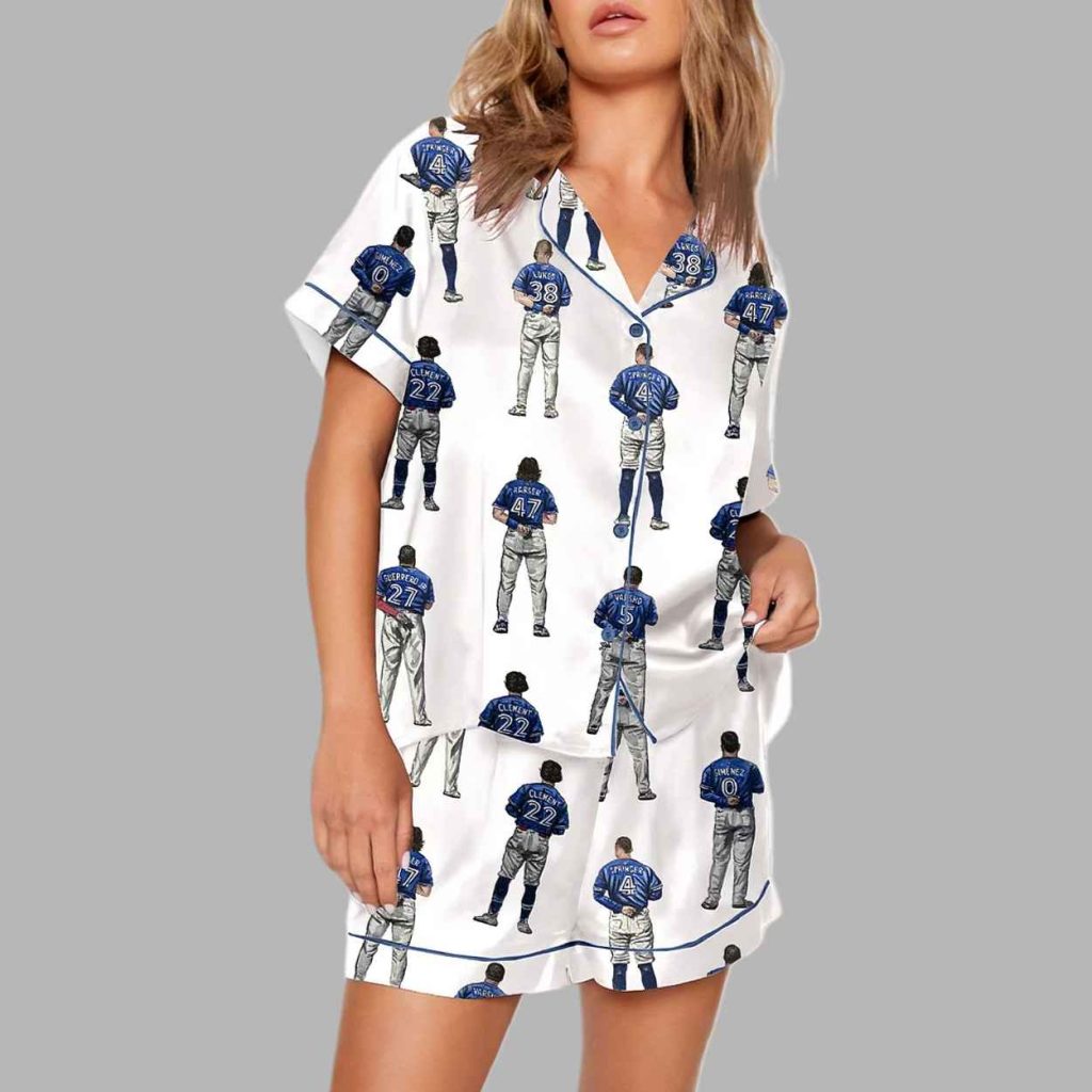 Blue Jays Baseball 2025 Pajama Set 3