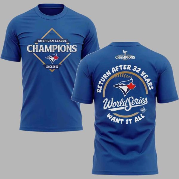 Blue Jays Return after 32 years World Series T Shirt 1