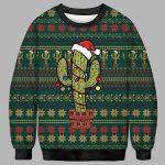 Cactus Christmas Ugly Sweater