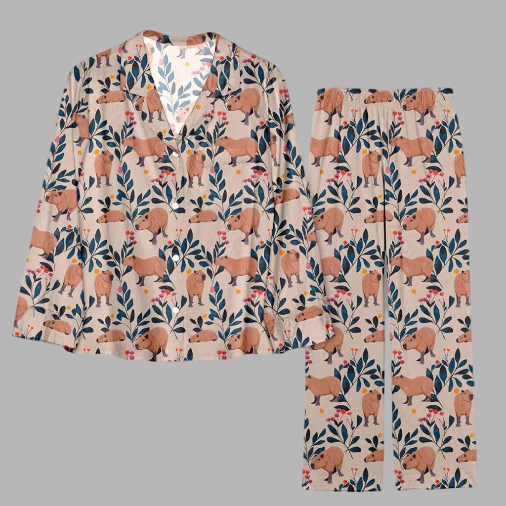 Capybara and Plants Pajama Set 2 Capybara and Plants Pajama Set 2