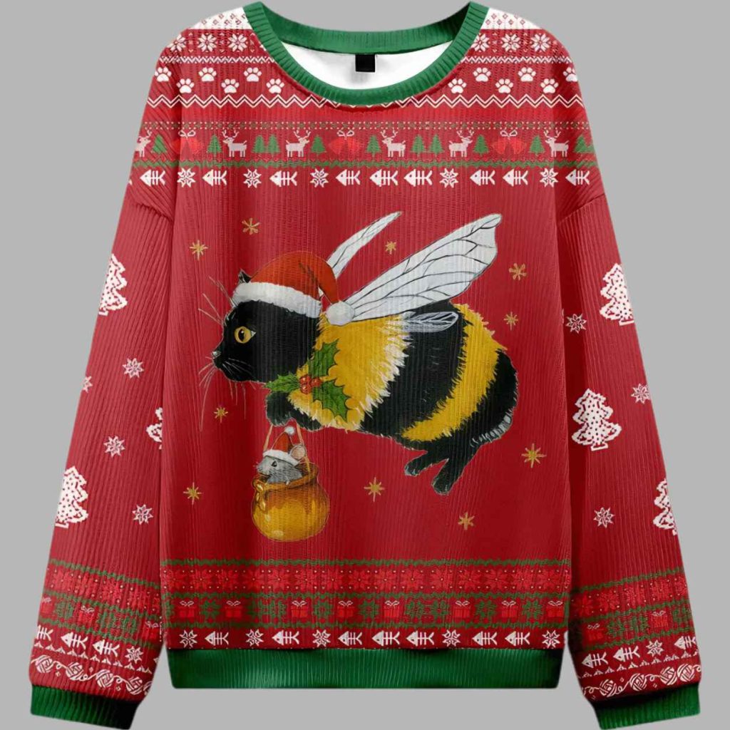 Catbee Funny Ugly Christmas Sweater 3 Catbee Funny Ugly Christmas Sweater 3