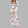 Christmas In London Silky Satin Pajama Set 2