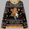 Click On The Gingerbread Man Christmas Ugly Sweater 3