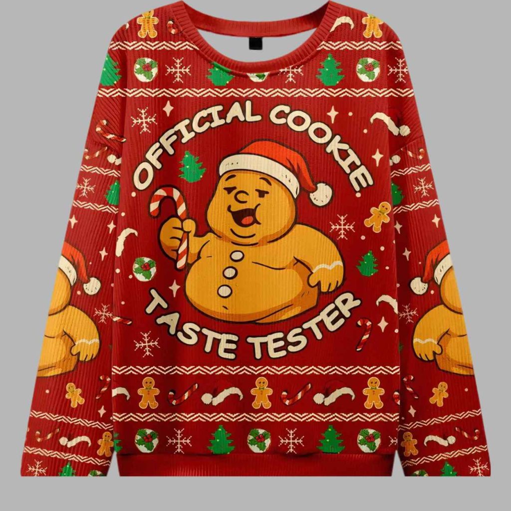 Cookie Tester Ugly Christmas Sweater 3 Cookie Tester Ugly Christmas Sweater 3