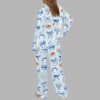 Coquette Hanukkah Silky Satin Pajama Set 4