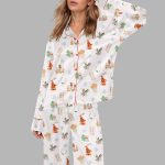 Cowgirl Christmas Silky Satin Pajama Set