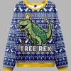 Cute Tree Rex Christmas Ugly Sweater 3