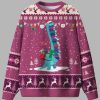 Dinosaur Books Ugly Christmas Sweater 3