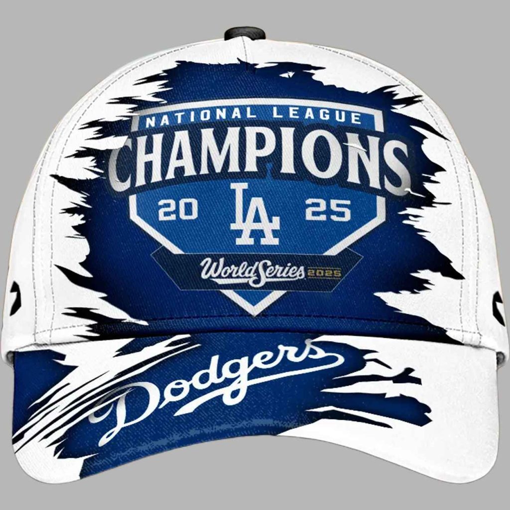 Dodgers 2025 NL Champions World Series Cap 3