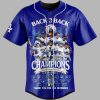 Dodgers Back 2 Back World Series 2025 Jersey 2