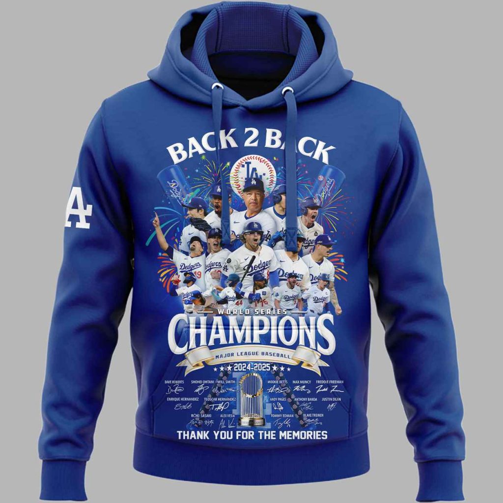 Dodgers Back 2 Back World Series 2025 Shirt 3
