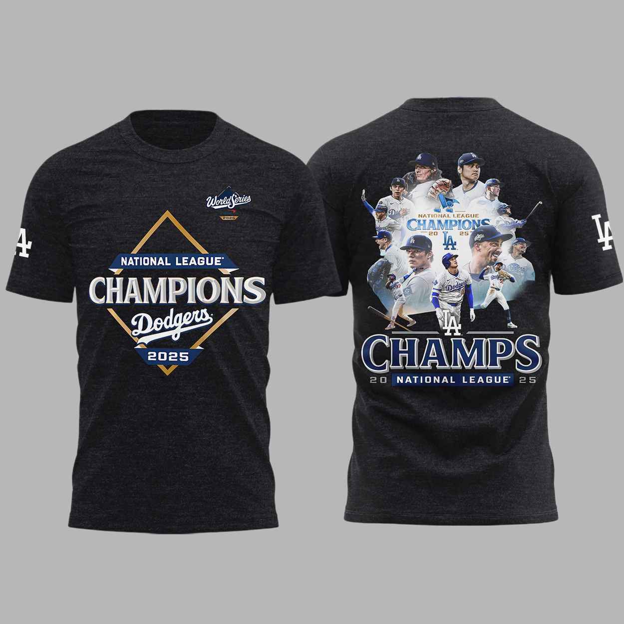 Dodgers NL Champions 2025 Shirt 1 Dodgers NL Champions 2025 Shirt 2