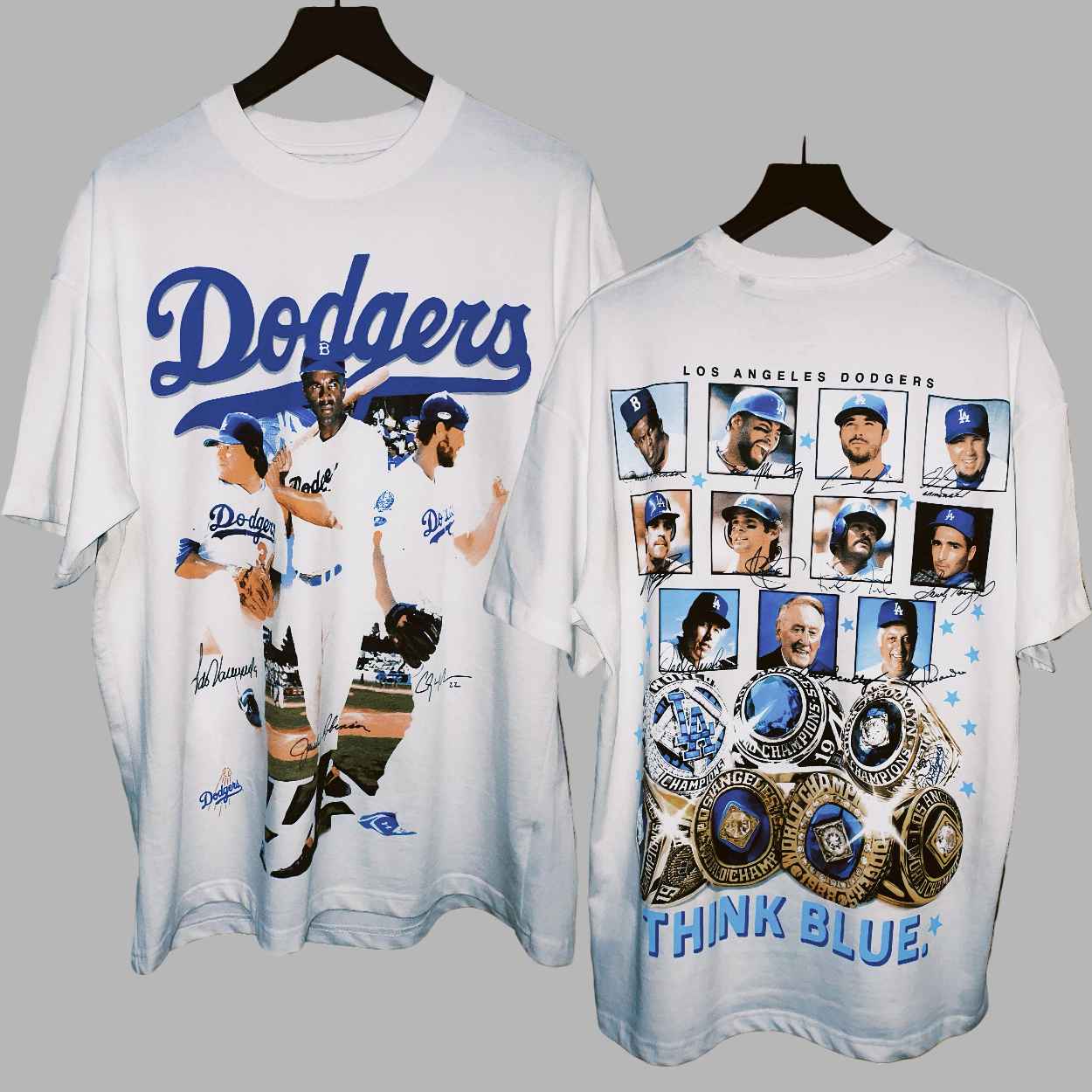 Dodgers Think Blue Shirt 2 Dodgers Think Blue Shirt 3