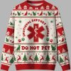 EMOTIONAL SUPPORT HUMAN Ugly Christmas Sweater 5 EMOTIONAL SUPPORT HUMAN Ugly Christmas Sweater 1