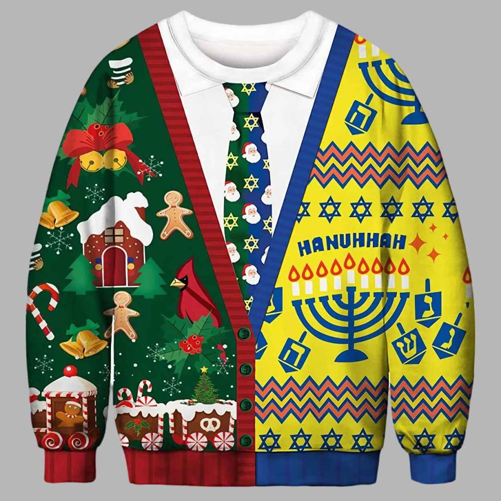 Fake Suit Ugly Christmas Sweater 2