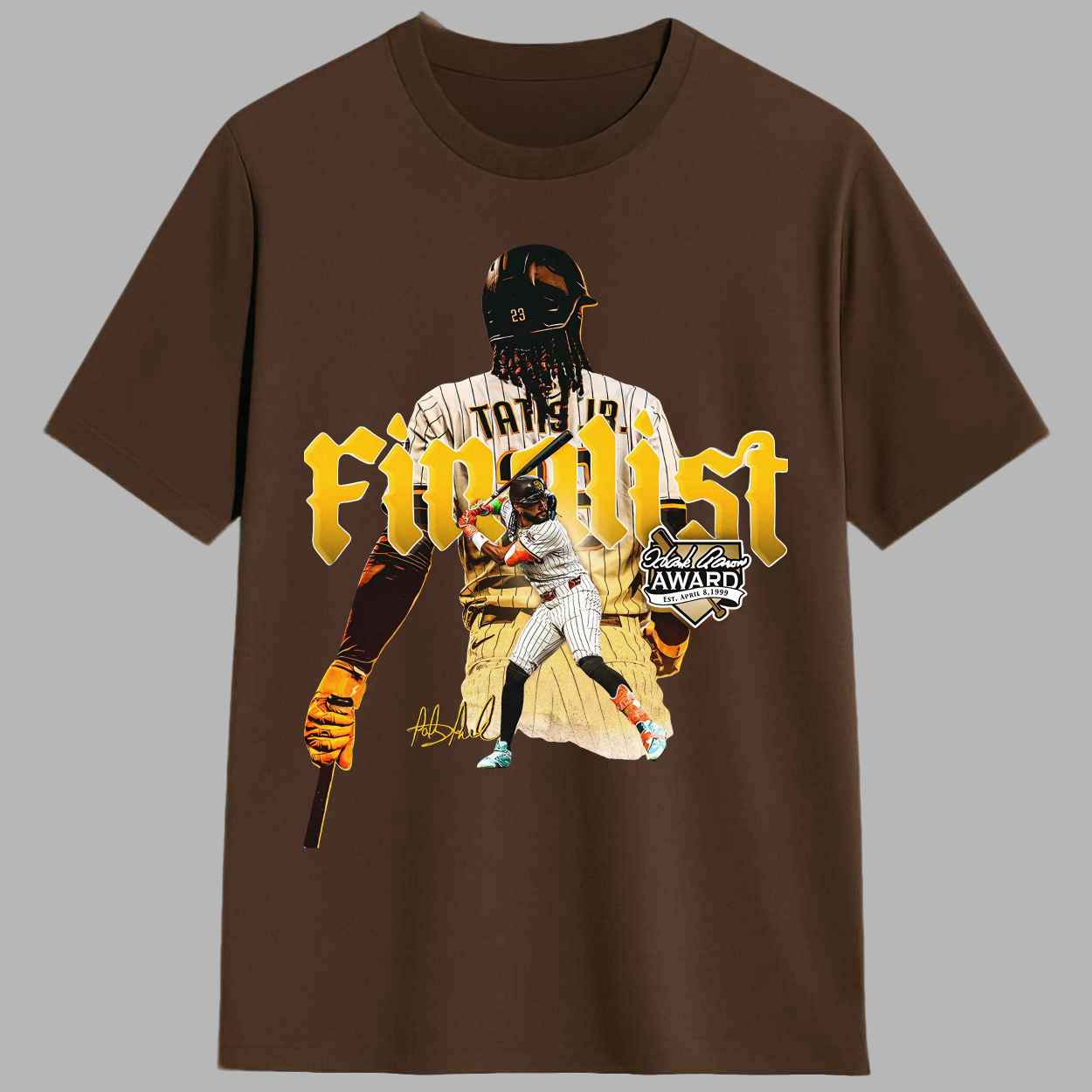 Fernando Tatis Jr 2025 Hank Aaron Award Shirt 1 Fernando Tatis Jr 2025 Hank Aaron Award Shirt 2