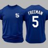 Freddie Freeman 5 Baseball Print T shirt 2