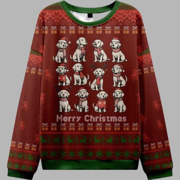 Funny Cute Pet Dog Lover Ugly Christmas Sweater 2