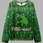 Funny Forg Japan Ugly Christmas Sweater