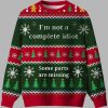 Funny Idiot Ugly Christmas Sweater 1