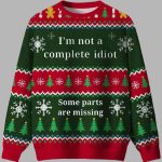 Funny Idiot Ugly Christmas Sweater