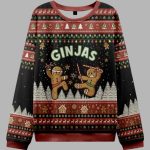 Gingerbread Ginjas Ugly Christmas Sweater