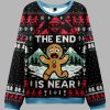 Gingerbread The End Is Near Ugly Christmas Sweater 5 Gingerbread The End Is Near Ugly Christmas Sweater 2