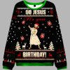 Go Jesus Its Your Birthday Ugly Christmas Sweater 2
