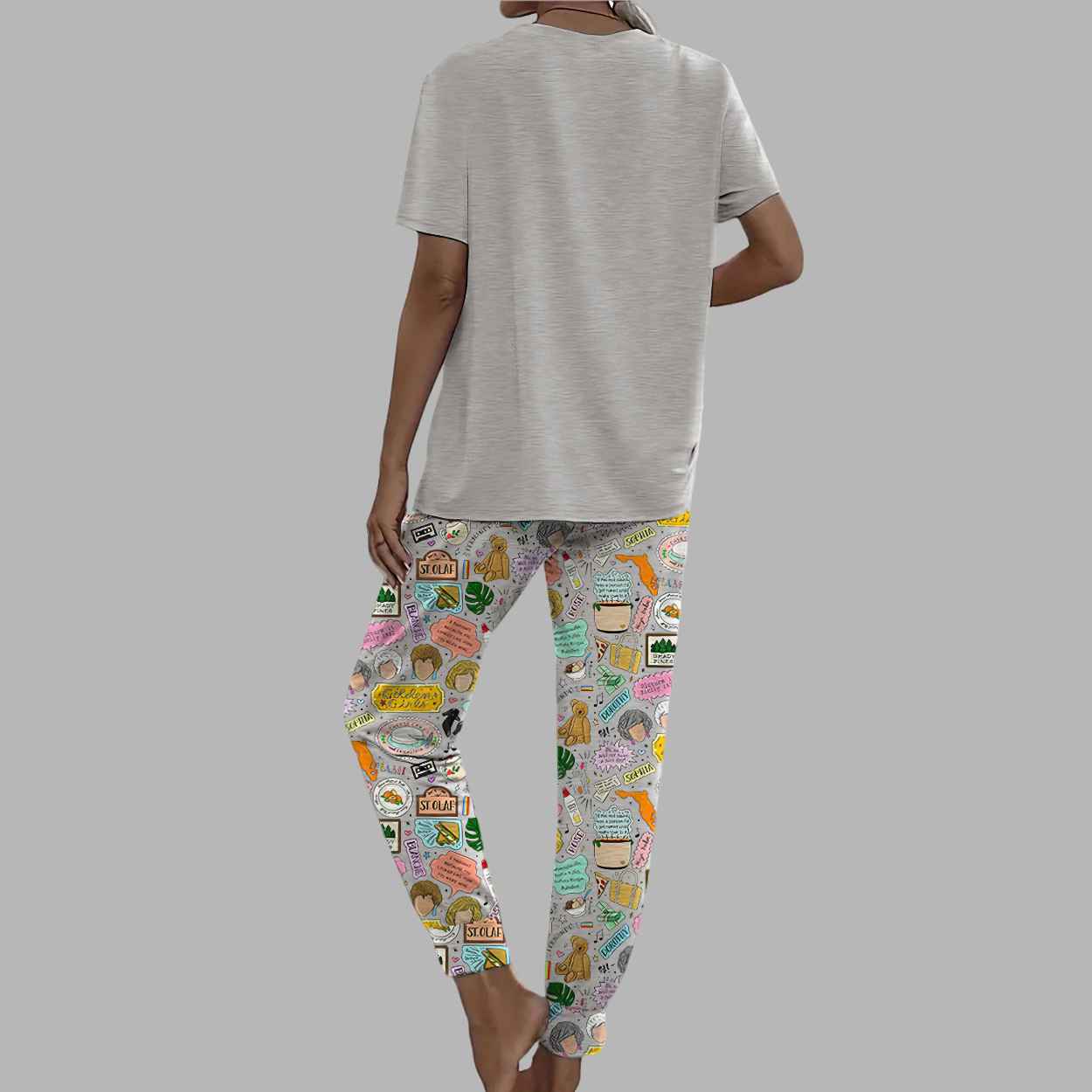 Golden Girls Shady Pines Casual Pajama Set 3 Golden Girls Shady Pines Casual Pajama Set 4