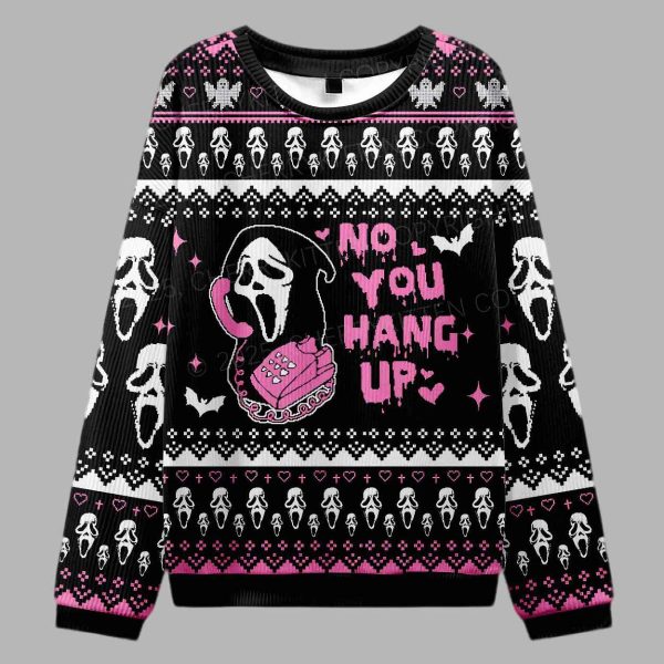 Halloween No You Hang Up Ugly Christmas Sweater 2