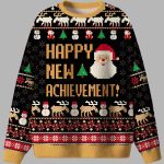 Happy New Achievement Ugly Christmas Sweater