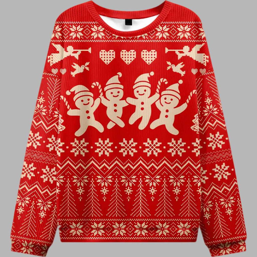 Happy cute guy Ugly Christmas Sweater 3