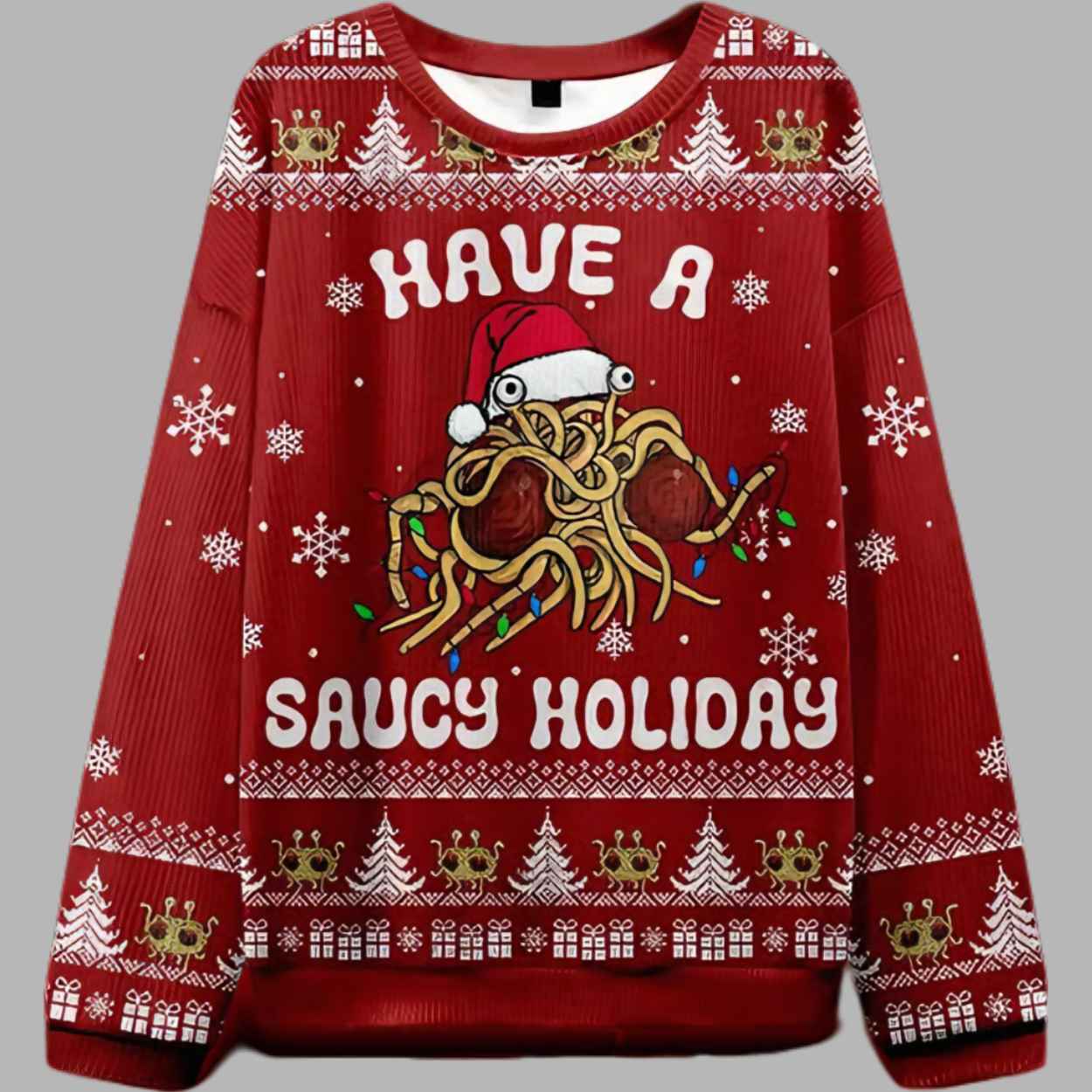 Have Saucy A Holiday Ugly Christmas Sweater 2 Have Saucy A Holiday Ugly Christmas Sweater 3