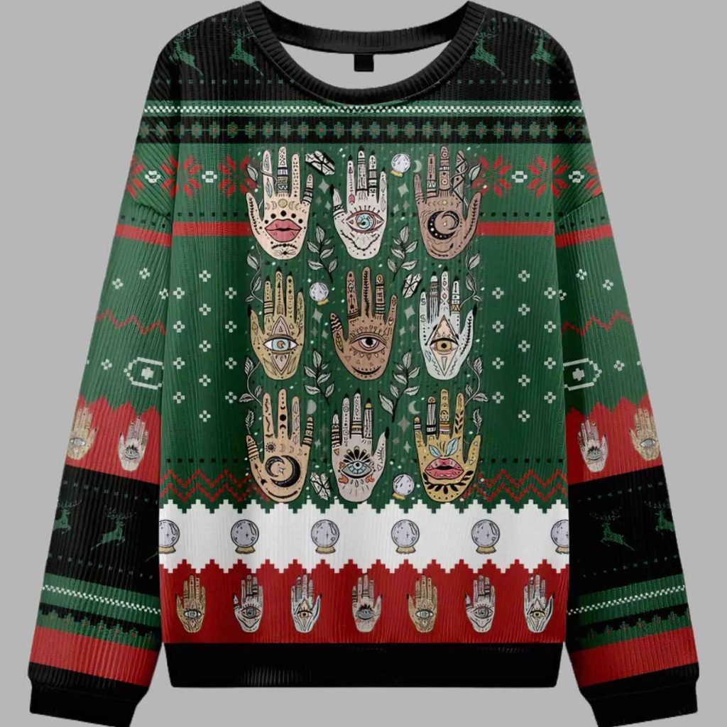 Helping Hands Ugly Christmas Sweater 3 Helping Hands Ugly Christmas Sweater 3