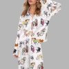 Horse Christmas Long Sleeve Satin Pajama Set 2