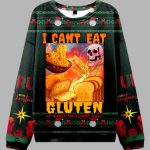 I Cant Eat Gluten Ugly Christmas Sweater