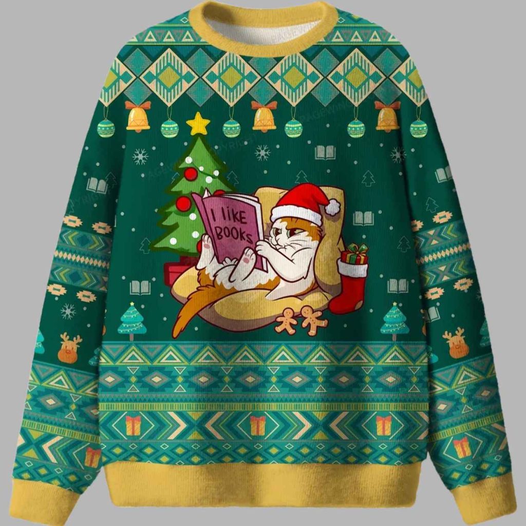 I Like Books Ugly Christmas Sweater 3 I Like Books Ugly Christmas Sweater 3