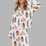 I Think You Should Leave Silky Satin Pajama Set