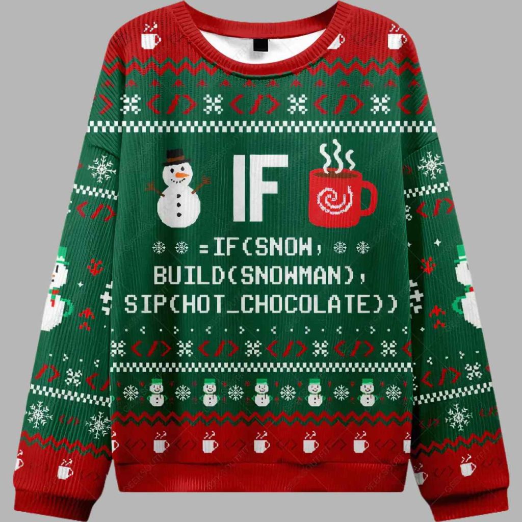 IF Code Ugly Christmas Sweater 3 IF Code Ugly Christmas Sweater 3
