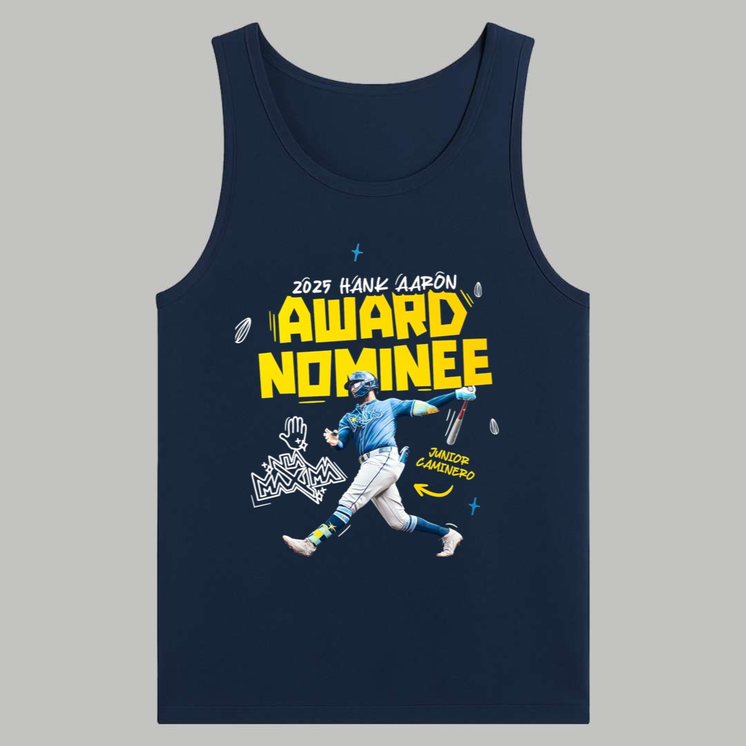 Junior Caminero Hank Aaron Award Nominee Shirt 4 Junior Caminero Hank Aaron Award Nominee Shirt 4