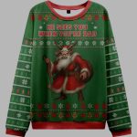 Krampus Sees you When you're bad Ugly Christmas Sweater
