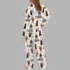 Labrador Retriever Christmas Long Sleeve Satin Pajama Set 4