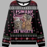 Lesbians Eat What Ugly Christmas Sweater