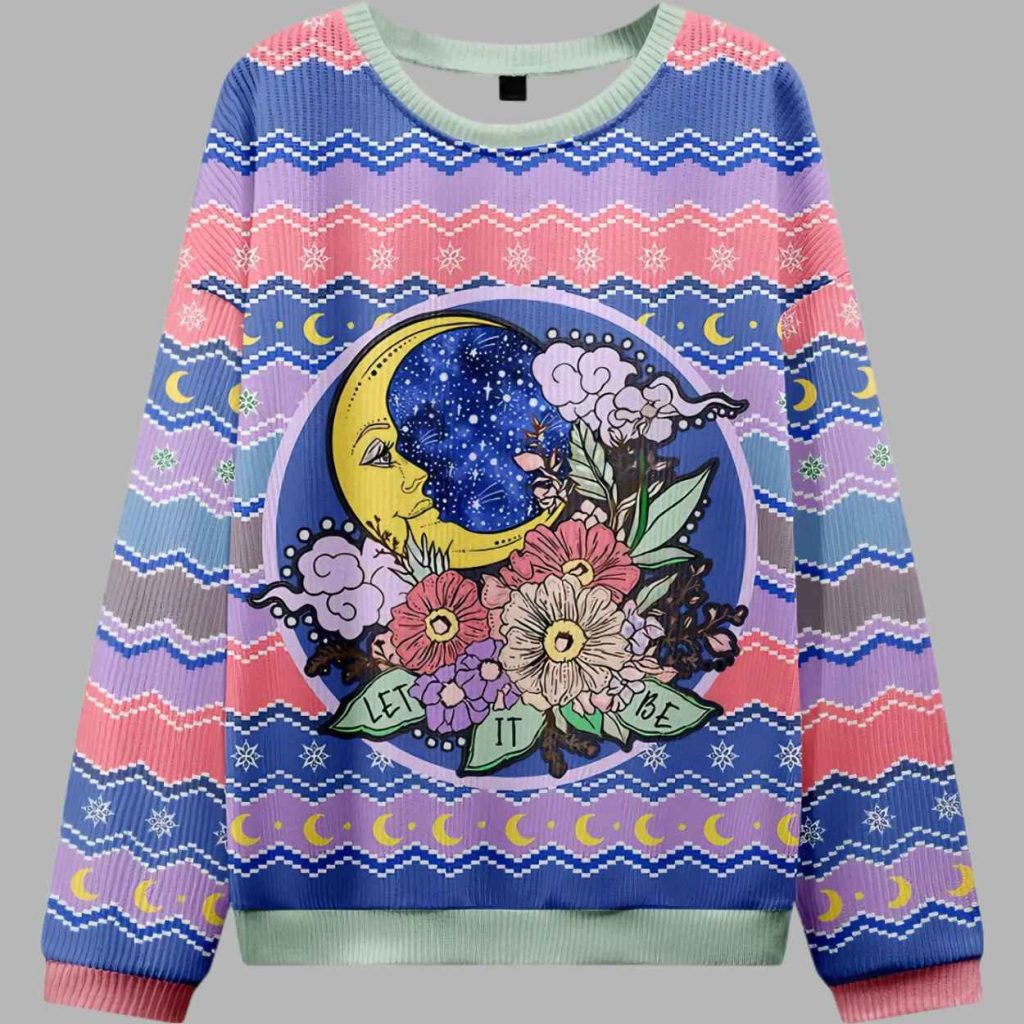 Let It Be Ugly Christmas Sweater 3