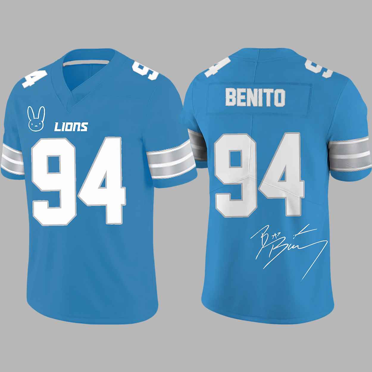 Lions x Bad Bunny Jersey 1 Lions x Bad Bunny Jersey 2